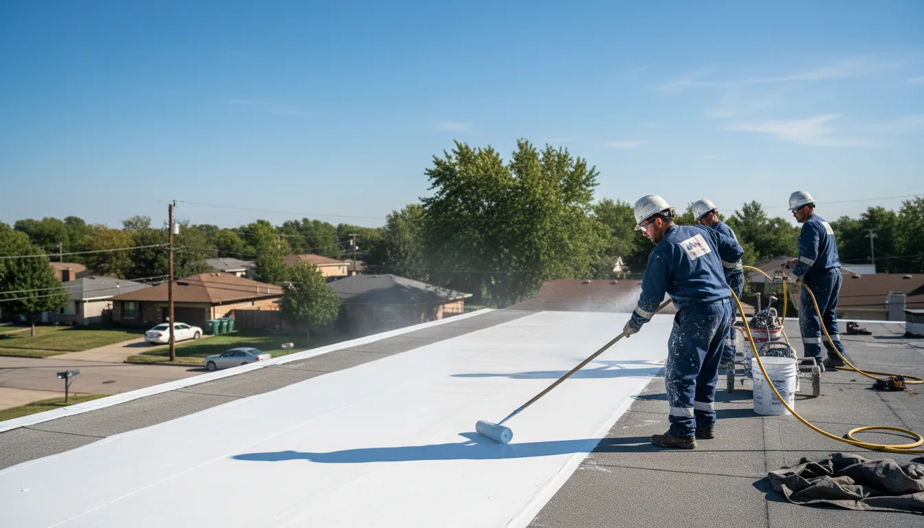 Commercial roof coating in Aguada, PR near me